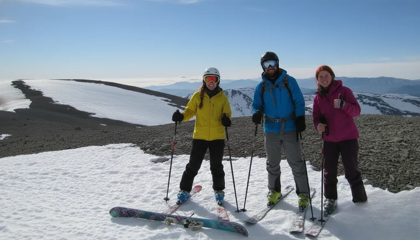 Exclusive cat-skiing terrain