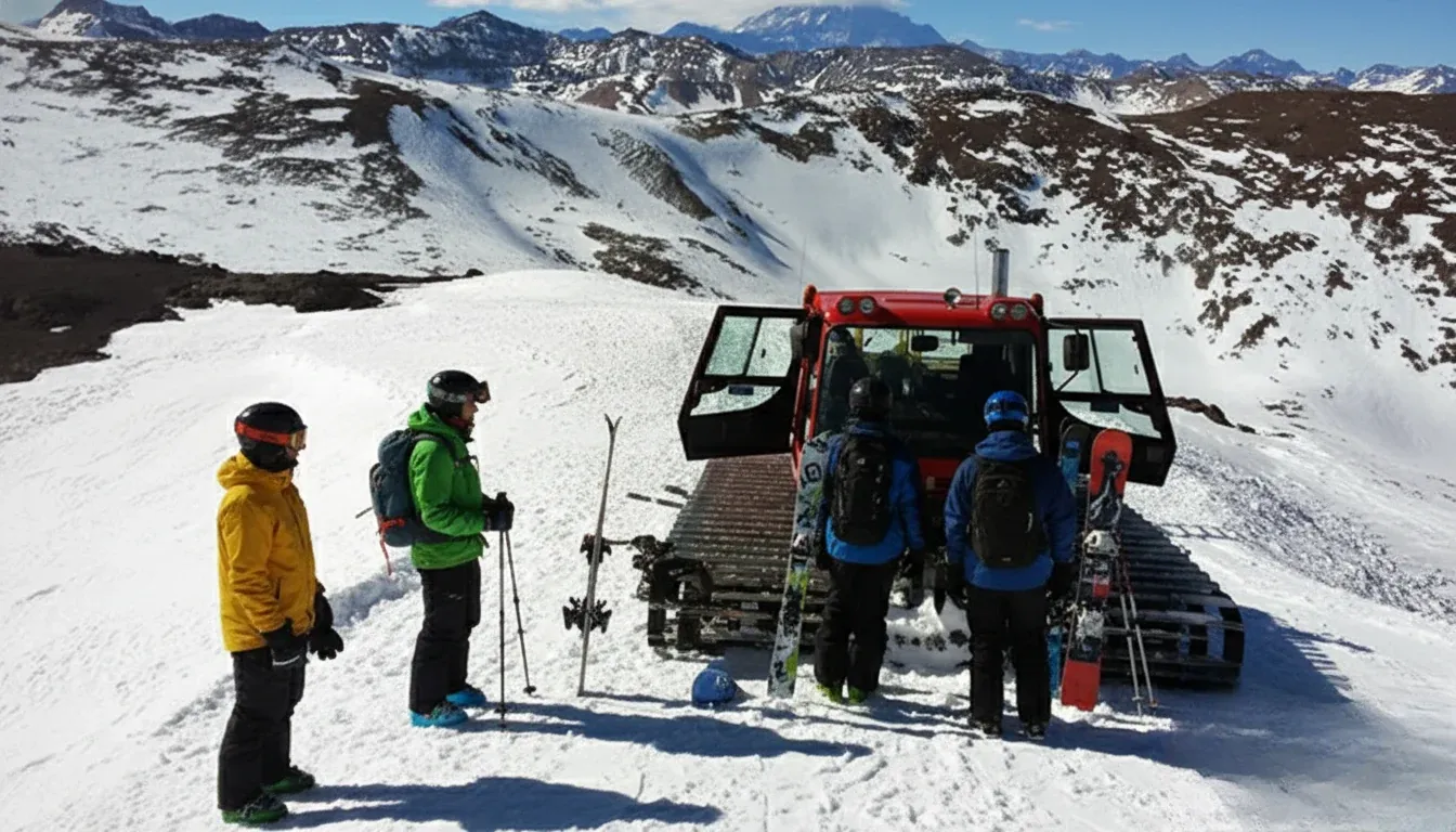 Premium cat-skiing experience