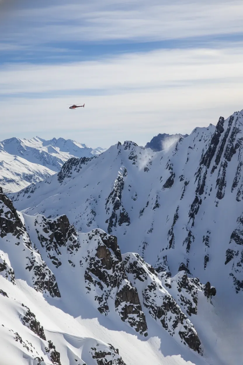 Heli-skiing terrain 2