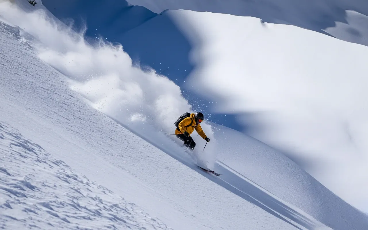 Heli-skiing terrain 3