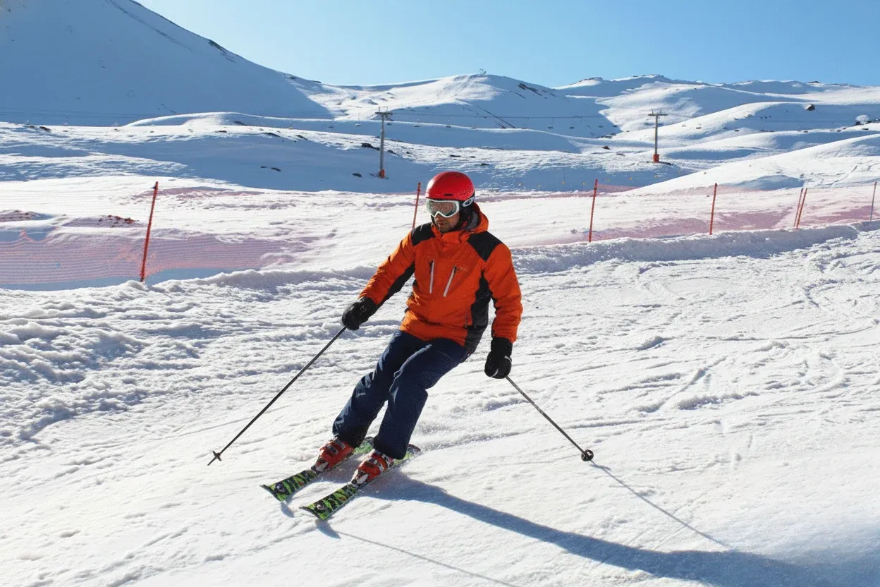 Luxury resort skiing destination