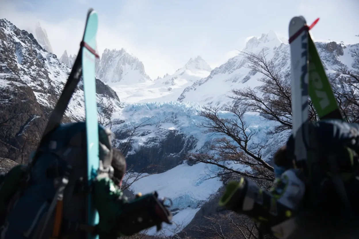 Alpine ski touring expedition