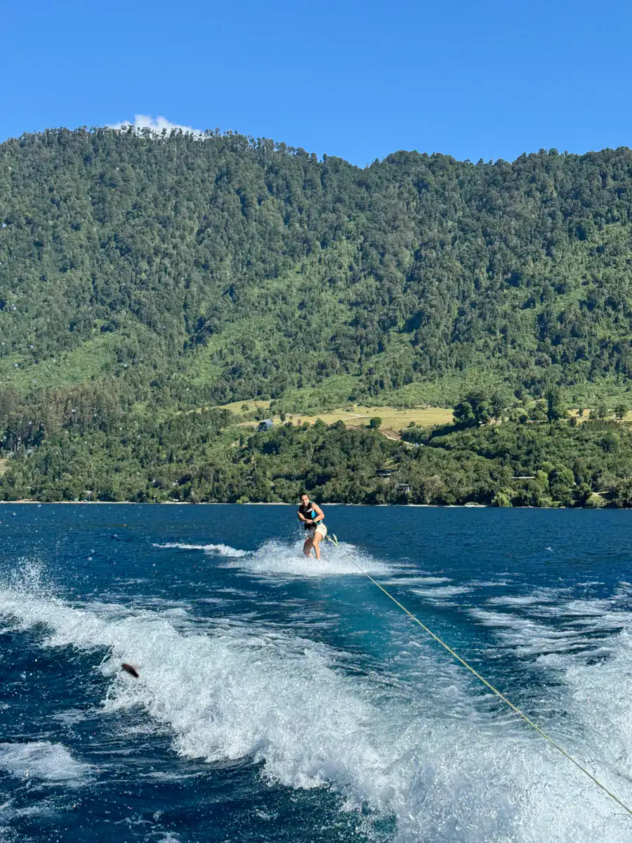 Professional water skiing instruction